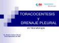 TORACOCENTESIS y DRENAJE PLEURAL PowerPoint PPT Presentation