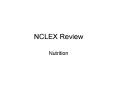 NCLEX Review PowerPoint PPT Presentation