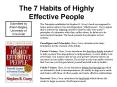 The 7 Habits of Highly Effective People PowerPoint PPT Presentation