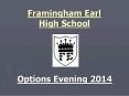 Framingham Earl High School PowerPoint PPT Presentation