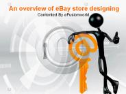 An overview of eBay store designing