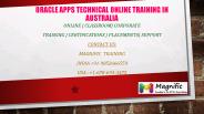 Oracle apps technical online training in Australia
