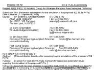 IEEE 802.15 <subject>