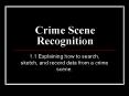 Crime Scene Recognition PowerPoint PPT Presentation