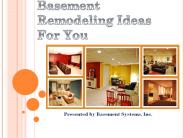 Charming Basement Remodeling Ideas for you