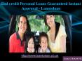 Bad credit Personal Loans Guaranteed Instant Approval PowerPoint PPT Presentation