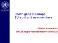 Health gaps in Europe: EU PowerPoint PPT Presentation