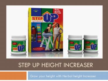 Step up height increaser | step up height growth