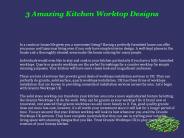 Ideal Worktop Designs for Your Kitchen