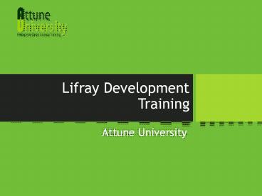 Online Liferay Training Courses at Attune University