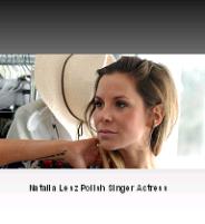 Natalia Lesz Polish Singer Actress