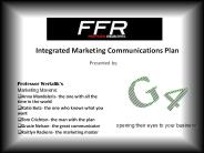 Integrated Marketing Communications Plan