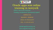 Oracle apps scm online training in newyork
