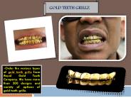 Real gold and silver teeth