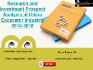 China's Excavator Industry 2014- Development Prospect and Trend