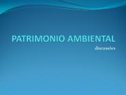 PATRIMONIO AMBIENTAL