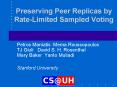 Preserving Peer Replicas by Rate-Limited Sampled Voting PowerPoint PPT Presentation