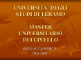 UNIVERSITA PowerPoint PPT Presentation