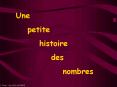 Une petite histoire des nombres PowerPoint PPT Presentation
