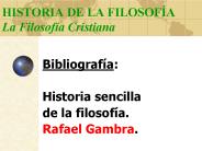 HISTORIA DE LA FILOSOF
