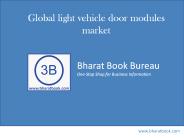 Global light vehicle door modules market