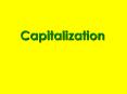 Capitalization PowerPoint PPT Presentation
