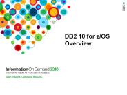 DB2 V10 For ZO/S