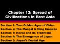 Chapter 13: Spread of Civilizations in East Asia PowerPoint PPT Presentation