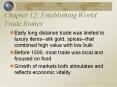 Chapter 12: Establishing World Trade Routes PowerPoint PPT Presentation