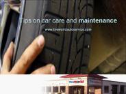 Tips on car care and maintenance