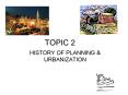 HISTORY OF PLANNING PowerPoint PPT Presentation