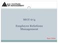 MGT 674  Employee Relations Management PowerPoint PPT Presentation