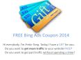 FREE Bing Adwords Coupon 2014 - Massive Traffic With Bing Adwords Coupon PowerPoint PPT Presentation