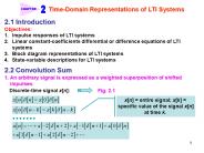 Time-Domain Representations of LTI Systems
