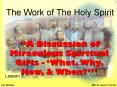 The Work of The Holy Spirit PowerPoint PPT Presentation