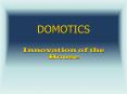 DOMOTICS PowerPoint PPT Presentation