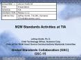 M2M Standards Activities at TIA PowerPoint PPT Presentation