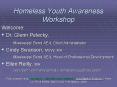 Homeless Youth Awareness Workshop PowerPoint PPT Presentation