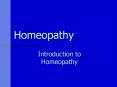 Homeopathy PowerPoint PPT Presentation