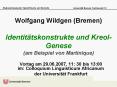 Wolfgang Wildgen (Bremen) Identit PowerPoint PPT Presentation