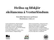 Heilsa og l