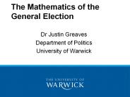 The Mathematics of the General Election