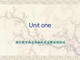 Unit one PowerPoint PPT Presentation