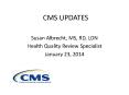 CMS UPDATES PowerPoint PPT Presentation