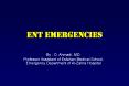 ENT Emergencies PowerPoint PPT Presentation