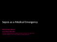 Sepsis as a Medical Emergency PowerPoint PPT Presentation