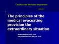 The principles of the medical evacuating provision the extraordinary situation PowerPoint PPT Presentation