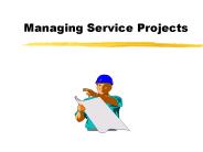 Managing Service Projects
