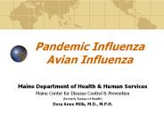 Pandemic Influenza Avian Influenza