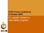 EU capitals ranked on           road safety progress
